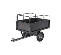 Remorque à Benne Basculante Capacité 272kg Compatibilité Universelle Noir