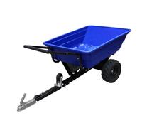 Remorque ATV Chariot Jardin Chargement Puissant Tracteur Roues Tout-Terrain Ferme 295kg