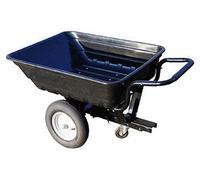 Remorque Avec Benne Basculante En Polyéthylène Convertible Charge Maximale De 200kg