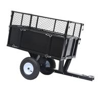 Remorque basculante pour tondeuse de pelouse Charge de 150 kg