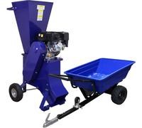 Remorque basculante T-Mech ATV et déchiqueteuse de bois 6.5 hp