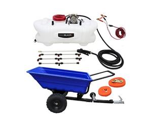 Remorque Tout-Terrain 295kg, Pulvérisateur ATV 12V 100L & Accessoires