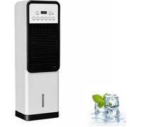Remote-controlled portable A/C dual cool/heat evaporative cooling perfect for bedroom office camper.