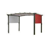 Remplacement De La Toile De Gazebo Pergola Universelle de Remplacement, auvent d'extérieur, Couverture d'ombrage for Jardin, Porche, Cour, Barbecue, Plage, gazébo, Treillis de Raisin, Pergola(Red)