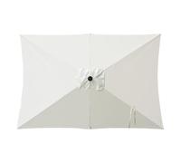 Remplacement De Parasol De Terrasse | Toile Rectangulaire De Remplacement Pour Parasol | Toile Supérieure Imperméable Pour Parasol Déporté Jardin Plage Et Serres, 3 X 2 M