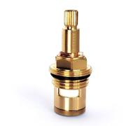 Remplacement de valve de robinet à cartouche à disque en céramique et tige en laiton, quart de tour, 1/2" x 70 mm x 10 mm, pour robinets de salle de bain et de cuisine (MM-60MM-Blue)