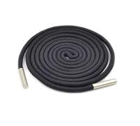 Remplacement des Cordons de Serrage Cordon de Sweat à Capuche Multicolore, Lacet Bricolage, Noyau Solide, Corde Ronde, Pointes métalliques for Sweats, Pantalons(Black)