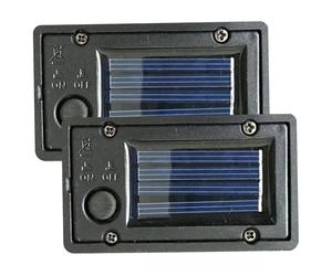 Remplacement des pièces de lumière solaire, 2pcs Boîte à batterie étanche Remplacement des pièces de lumière solaire 2,8x1,6 '' Top de remplacement de lanterne solaire avec un kit d'éclairage solaire