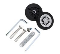 Remplacement des roues de valise en caoutchouc et métal | Scénario d'utilisation : for remplacer les roues de bagages usées.(56mm X12mm-2)
