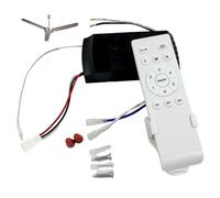 Remplacement du kit de télécommande ventilateur à 6 vitesses à 6 vitesses, émetteur sans fil mural pour ventilateur domicile, module récepteur distant (batterie non incluse)