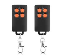 Remplacement pour SCS Sentinel AAM0121 - Télécommande de Portail 4 Canaux à Code Tournant, 433 MHz, Portée 50 m, Sécurité Renforcée, Compatible Motorisations Portail (Orange, 2 pièces)