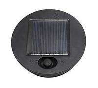 Remplacement Solaire Top LED Lanterne Lumières Remplacement Panneau Solaire Lampe Batterie Boîte pour Extérieur 7 cm Diamètre