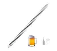 Remplissage de Bouteilles de bière,Remplisseur de bouteille de bière d'acier inoxydable de 13,7in, ressort d'embouteillage de bières chargé pour les ustensiles de brassage à la maison