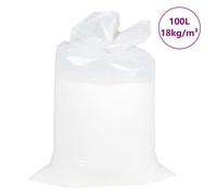 Remplissage pouf billes EPS 100 L blanc - VidaXL, densité 18 kg/m³, poids 1,8 kg