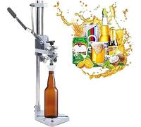 Remplisseur de bouteille de bière/vin en acier inoxydable - Machine de remplissage manuelle de liquide pour bouteilles en verre/plastique - Remplissage de bouteilles à contre-pression