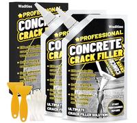 Remplisseur de fissures dans le béton 1.2kg, mastic d'étanchéité pour la réparation du béton des allées, des trottoirs, des terrasses, des joints, scellant à séchage rapide pour l'extérieur - Gris