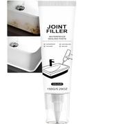 Remplisseur de joint étanche polyvalent,mastic de calfeutrage en silicone blanc pour la réparation de coulis de carreaux de cuisine de salle de bain,avec des outils de coulis de carreaux (1 pièces)