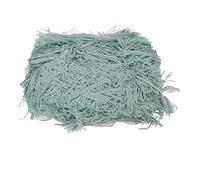 Remplisseur de Papier Raphia léger, inodore, Couleur vive, décoration de la Maison, Emballage, Papier déchiqueté pour Bricolage, 500g (Bleu Vert)