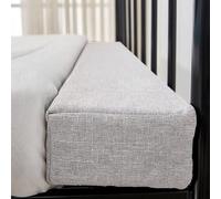 Remplisseur d'espace de matelas, extension d'espace de lit, oreiller de tête de lit, coussin de remplissage, écart fermé entre la tête de lit et le mur, housse amovible(200x10x15cm/78x4x6in,#2)