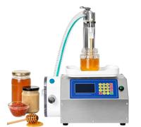 Remplisseuse Automatique pour Liquides Visqueux, Doseuse à Pesée | Commande numérique, fonction mémoire, support coulissant pour bouteilles, corps en acier inoxydable, pour le remplissage