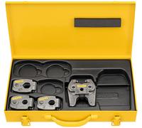 REMS Jeu de bagues à sertir V 15-18-22 S Mini Z8 dans un coffret en tôle d'acier ( 574612 R )