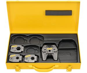 REMS Jeu de bagues à sertir V 15-18-22 S Mini Z8 dans un coffret en tôle d'acier ( 574612 R )