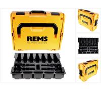 REMS L-Boxx avec insert pour 11 pinces à sertir Mini + 6 bagues à sertir No. 578659 Coffret