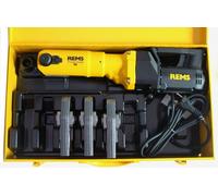 REMS Machine à sertir Power Press SE + 3 pinces à sertir Mâchoires à sertir M ou V +coffret E