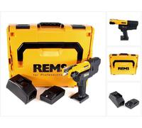REMS Mini-Press ACC 22 V Sertisseuse sans fil avec marche forcée + Coffret L-Boxx + 1x Batterie 2,5 Ah + Chargeur ( 578014 R220 )