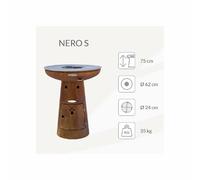 Remundi brasero rond - Orange