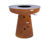 Remundi brasero rond - Rouille