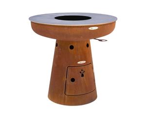 Remundi brasero rond - Rouille