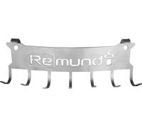 Remundi Porte-couverts barbecue en forme de dôme Silver 14 x 28,5 x 5,5 cm