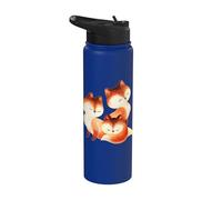 Renard, Renards, Renardeau, Animal de la forêt Stainless Steel Insulated Water Bottle