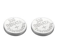 Renata 2 x 339 Or SR614SW Montre Pile Suisse Faite D’oxyde D'argent 1.5 V