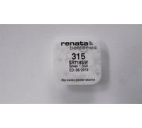 RENATA 315 LOT DE 2 PILES SILVER OXIDE 1,5V