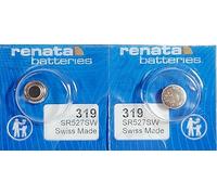 RENATA 319 LOT DE 2 PILES SILVER OXIDE 1,5V