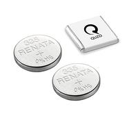 Renata 335 Lot de 2 piles pour montre 1,55 V SR512SW + Quzo Belgian Chocolate - Piles officielles Renata pour montre