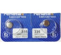 RENATA 335 LOT DE 2 PILES SILVER OXIDE 1,5V