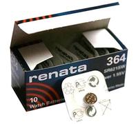 RENATA 364 LOT DE 1 PILE SILVER OXIDE 1,5V