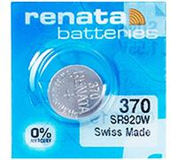 Renata 370 SR920W Pile bouton Argenté 1,55 V