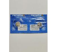 Renata 377 Lot de 2 piles pour montre 1,55 V Remplace SR626SW