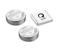 Renata 377 Lot de 2 piles pour montre 1,55 V SR626SW + Quzo Belgian Chocolate - Piles officielles Renata pour montre