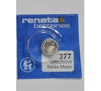 Renata 377 SR626SW Lot de 3 piles pour montre Oxyde d'argent 1,55 V