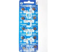 Renata 384 Lot de 10 piles pour montre