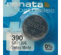 Renata 390 SR1130SW Lot de 10 Piles pour Montre 1,55 V