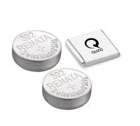 Renata 392 Lot de 2 Piles de Montre sans Mercure 1,55 V SR41 W