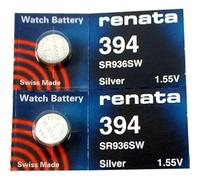 Renata #394 Lot de 2 Piles pour Montre