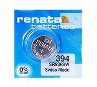 Renata 394 SR936SW Silver 1,55 V Swiss Made (piles électroniques/piles/piles de montre) Argenté