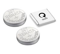 Renata 397 SR726SW Lot de 2 Piles pour Montre sans Mercure 1,55 V[463]